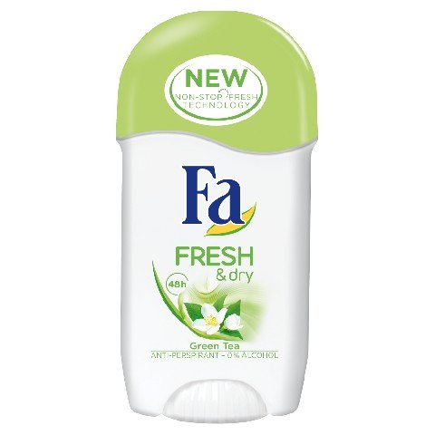 Fa, Fresh & Dry, dezodorant w sztyfcie Green Tea, 50 ml Fa