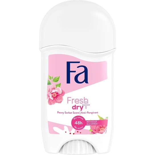 Fa, Fresh & Dry, dezodorant w sztyfcie Peony Sorbet, 50 ml Fa