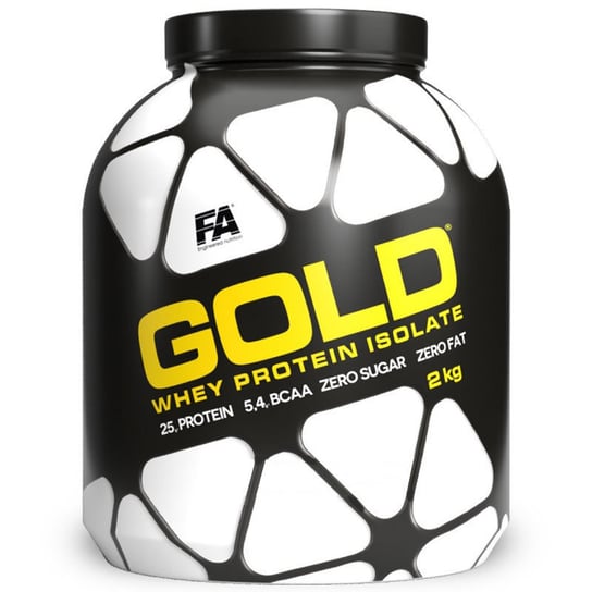 FA Gold Whey Protein Isolate 2000g Strawberry Banana Fitness Authority