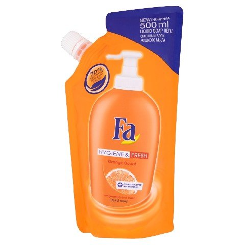 Fa, Hygiene & Fresh, mydło w płynie zapas Orange Scent, 500 ml Fa