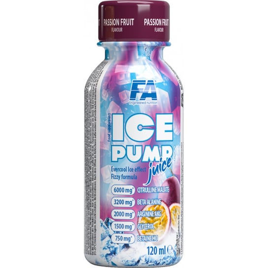 Fa Ice Pump Juice Shot 120Ml Passion Fruit Fitness Authority
