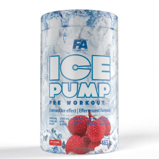 Fa Ice Pump Pre Workout 463G Icy Lychee Fitness Authority