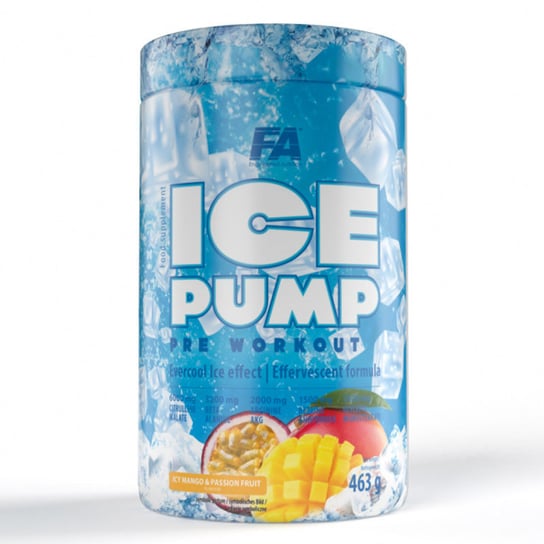 Fa Ice Pump Pre Workout 463G Icy Mango Passion Fruit Fitness Authority