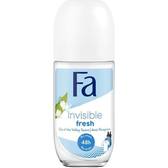 Fa, Invisible Fresh, dezodorant roll-on Lily Of The Valley, 50 ml Fa