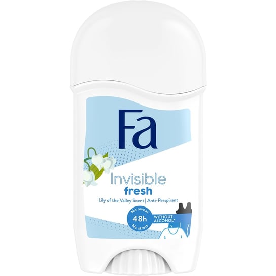 Fa, Invisible Fresh, dezodorant w sztyfcie Lily Of The Valley, 50 ml Fa