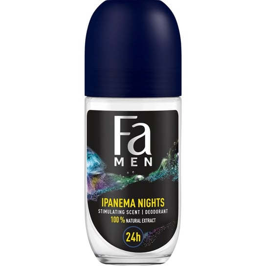Fa, Men Ipanema Nights, dezodorant roll-on, 50 ml Fa
