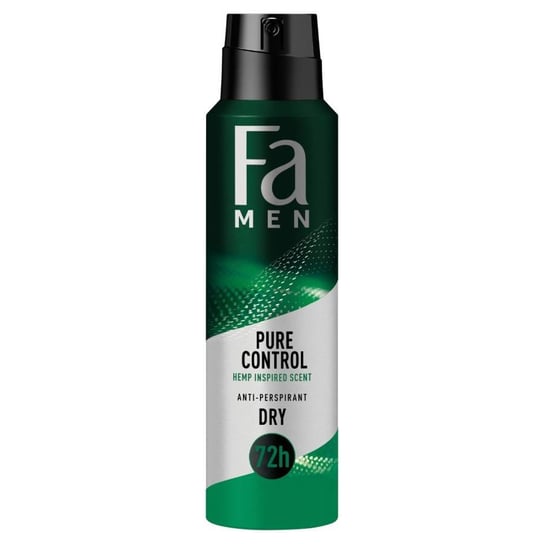 Fa, Men Pure Control Hemp Anti-Perspirant antyperspirant w sprayu dla mężczyzn 150ml Fa