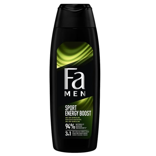 Fa Men Xtreme Sport Energy Boost Shower Gel Żel pod prysznic do mycia ciała i włosów dla mężczyzn 750ml Fa