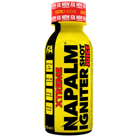 FA Xtreme Napalm Igniter Shot Juice 120ml Exotic Fitness Authority