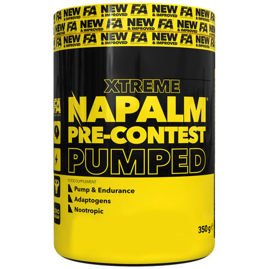 Fa Xtreme Napalm Pre-Contest Pumped 350G Cherry Lemon Fitness Authority