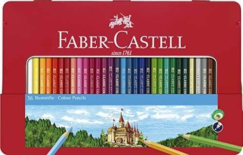 Faber-Castell 115846 Zestaw Kredek, Wielokolorowy, 36 Sztuk - Najlepsza Oferta Na Kredki Artystyczne! Faber-Castell