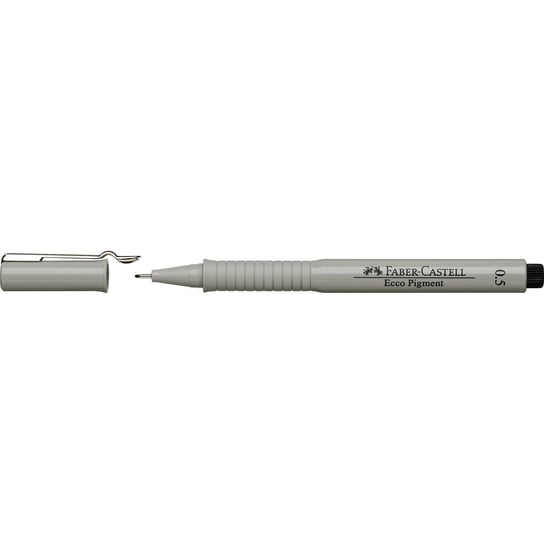 Faber-Castell, cienkopis 0.5 mm, Ecco Pigment Fibre-Tip Pen, czarny Faber-Castell