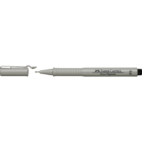 Faber-Castell, cienkopis 0.6 mm, Ecco Pigment Fibre-Tip Pen, czarny Faber-Castell