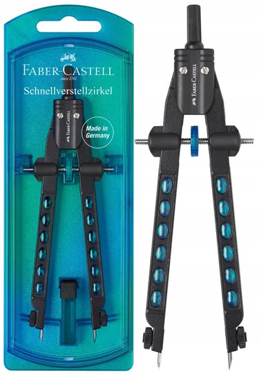 Faber-Castell Cyrkiel + Rysiki W Etui Factory Faber-Castell