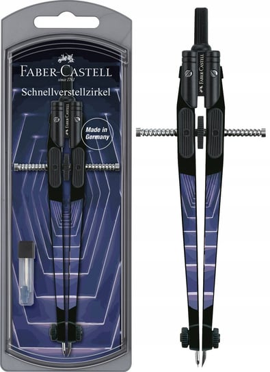 Faber-Castell Cyrkiel W Etui + Rysiki Trend Future Faber-Castell