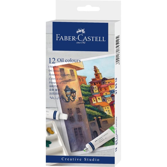 Faber-Castell Farby Olejne W Tubkach 12 Kol X 9 Ml Faber-Castell