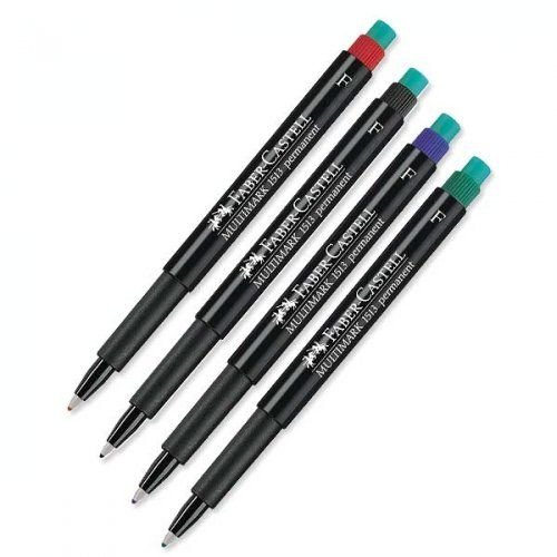 Faber-Castell, foliopis OHP F, czarny Faber-Castell