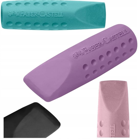 Gomma Triangolare Faber-Castell Grip 2001 – Impugnatura Morbida, Per Matite E Matite Colorate, Cancellazione Senza Sbavature.