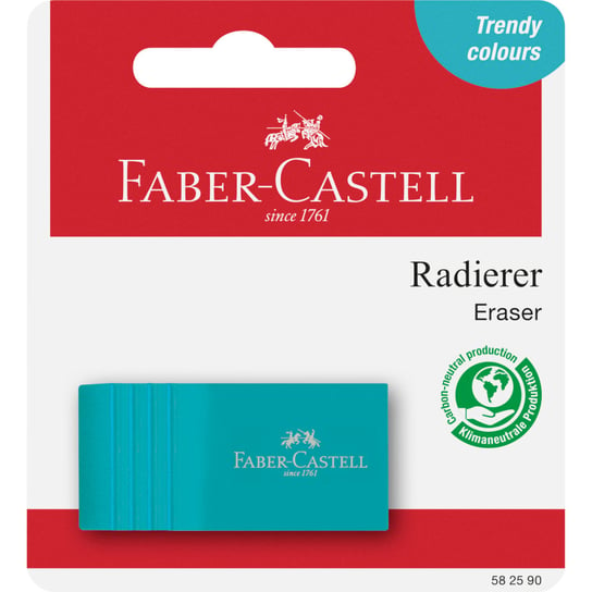 Faber-castell, Gumka Pvc-free Bicolor Kolor Trend, Blister 1 Szt. Faber-Castell
