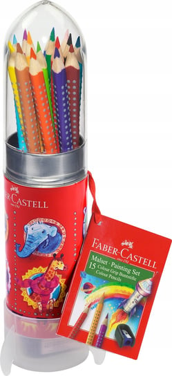 Faber-Castell Kredki Grip 15 Kolorów Rakieta Faber-Castell