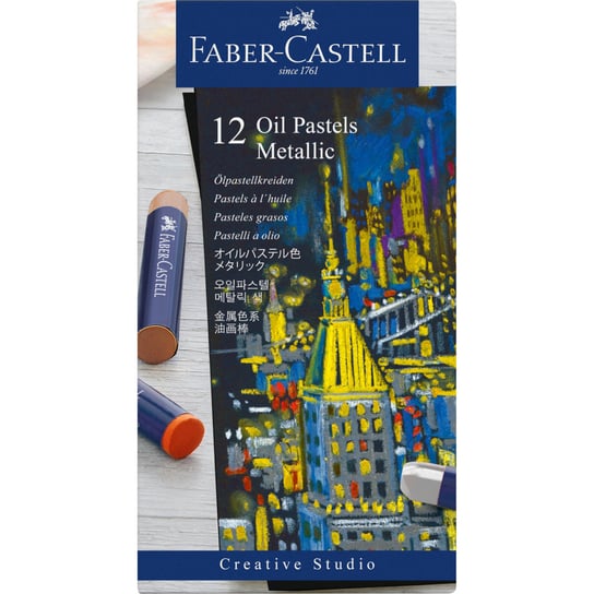 Faber-Castell, Pastele olejne CREATIVE STUDIO 12 kol. metalicznych Faber-Castell