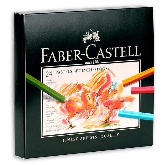 Faber-Castell, Pastele suche Polychromos, 24 kolory Faber-Castell