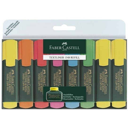 Faber-Castell, Zakreślacze fluorescencyjne, 6 kolorów Faber-Castell
