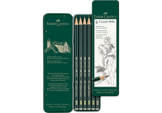 Faber-Castell, Zestaw ołówków, 6 sztuk Faber-Castell