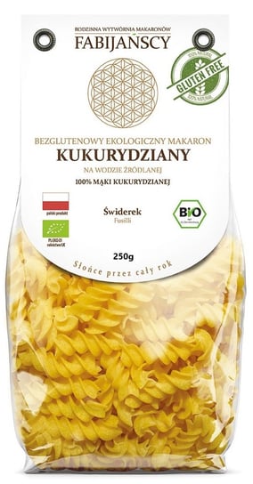 Fabijańscy, makaron kukurydziany świderki fusilli, 250 g FABIJAŃSCY