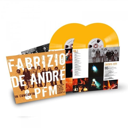 Fabrizio De Andre' & P.F.M. In Concerto - 2lp Vinile Giallo, płyta winylowa Various Artists