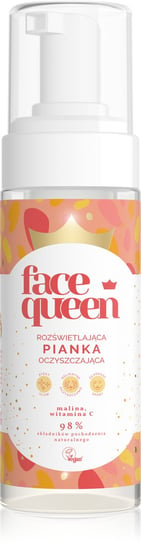 Face Queen, Rozświetlająca Pianka Oczyszczająca, 150ml Face Queen