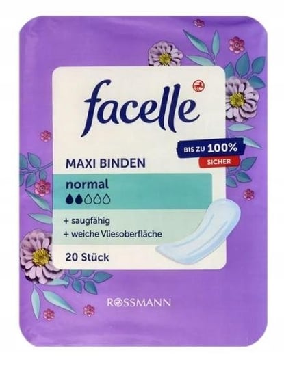 FACELLE Podpaski higieniczne maxi normal 20 szt Facelle