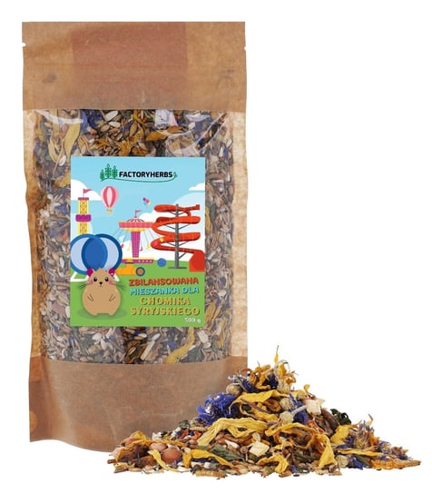 Factoryherbs KARMA Pokarm dla CHOMIKA SYRYJSKIEGO 500g FACTORYHERBS