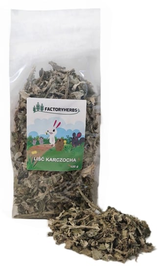 Factoryherbs LIŚĆ KARCZOCHA dla Królików i Gryzoni FACTORYHERBS