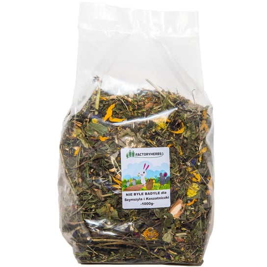 FACTORYHERBS Nie Byle Badyle dla Szynszyli i Koszatniczki 1kg Inny producent