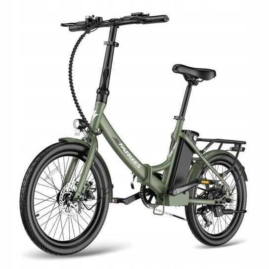 Fafrees F20 Lekkie koło do roweru elektrycznego 20" 14,5ah 36V 250W 25KM/H Składany rower elektryczny Zielony Fafrees