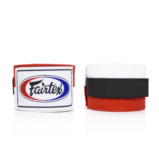 Fairtex Bandaże Bokserskie Hw2 Białe/Czerwone Inna marka