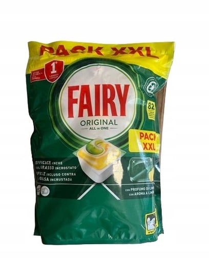 Fairy All In One 82 szt. kapsułki do zmywarki Lemon Fairy