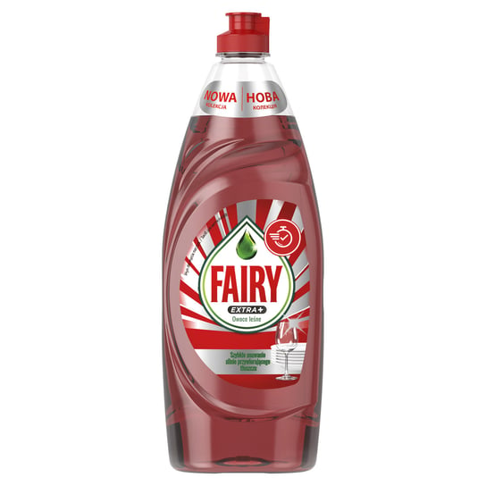 Fairy Extra + Owoce leśne Płyn do mycia naczyń, 650ml Fairy