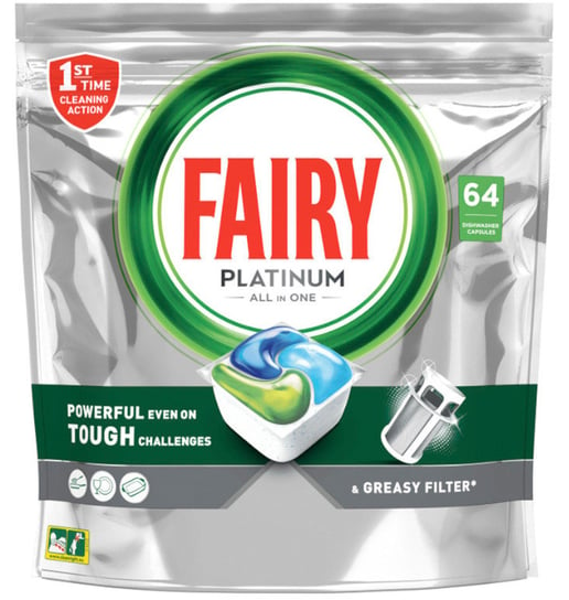 Fairy Platinum All-In-1 Tabletki Zmywarki 64Szt [Be] Fairy