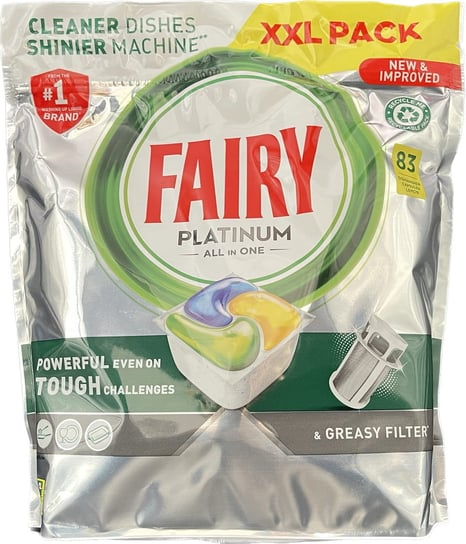 Fairy Platinum All in One Lemon tabletki do zmywarki 83szt 1.2kg Fairy