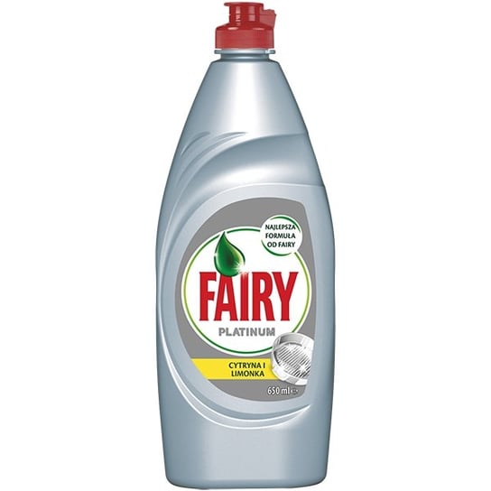 Fairy, Platinum, Lemon & Lime, płyn do mycia naczyń, 650 ml Fairy