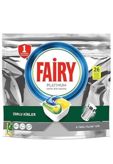 Fairy Platinum Lemon Tabletki do Zmywarki 26 szt [BE] Fairy