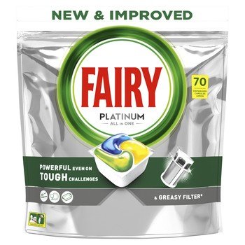 Fairy Platinum Plus All In One Yellow Kapsułki Do Zmywarek 70 Szt. 1043 G Fairy