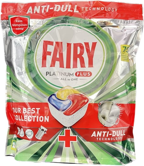 Fairy Platinum Plus Lemon tabletki do zmywarki 75szt 1.1kg Fairy