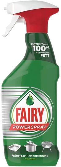Fairy Power Spray Cytrynowy Odtłuszczacz 500ml DE Fairy