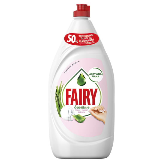 Fairy Sensitive Aloes i jaśmin Płyn do mycia naczyń 1350 ml Fairy