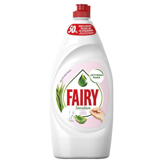 Fairy Sensitive Aloes i jaśmin Płyn do mycia naczyń 900 ml Fairy
