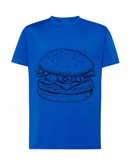 Fajny T-SHIRT MĘSKI KOSZULKA BURGER Print rozm 4XL Inna marka