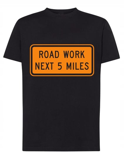 Fajny T-Shirt męski nadruk Znak Drogowy Rozm.XL Inna marka